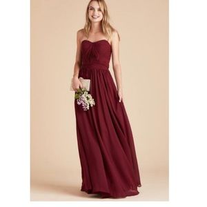 ❤️ Bridesmaid dress from Birdy Grey in Pinot Noir